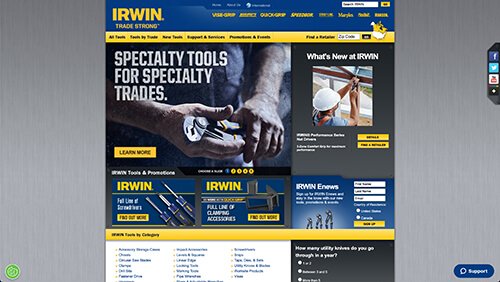Irwin website link